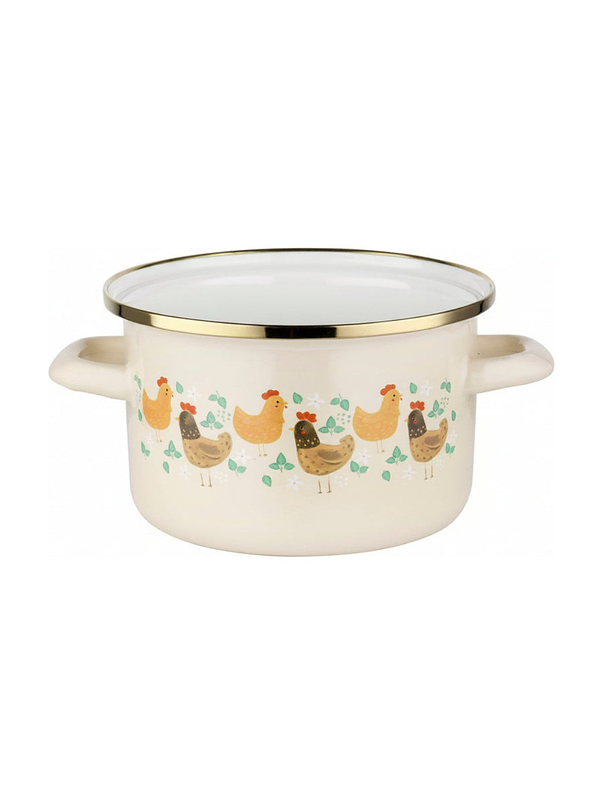 GARNEK EMALIOWANY KOKO 16CM 2L