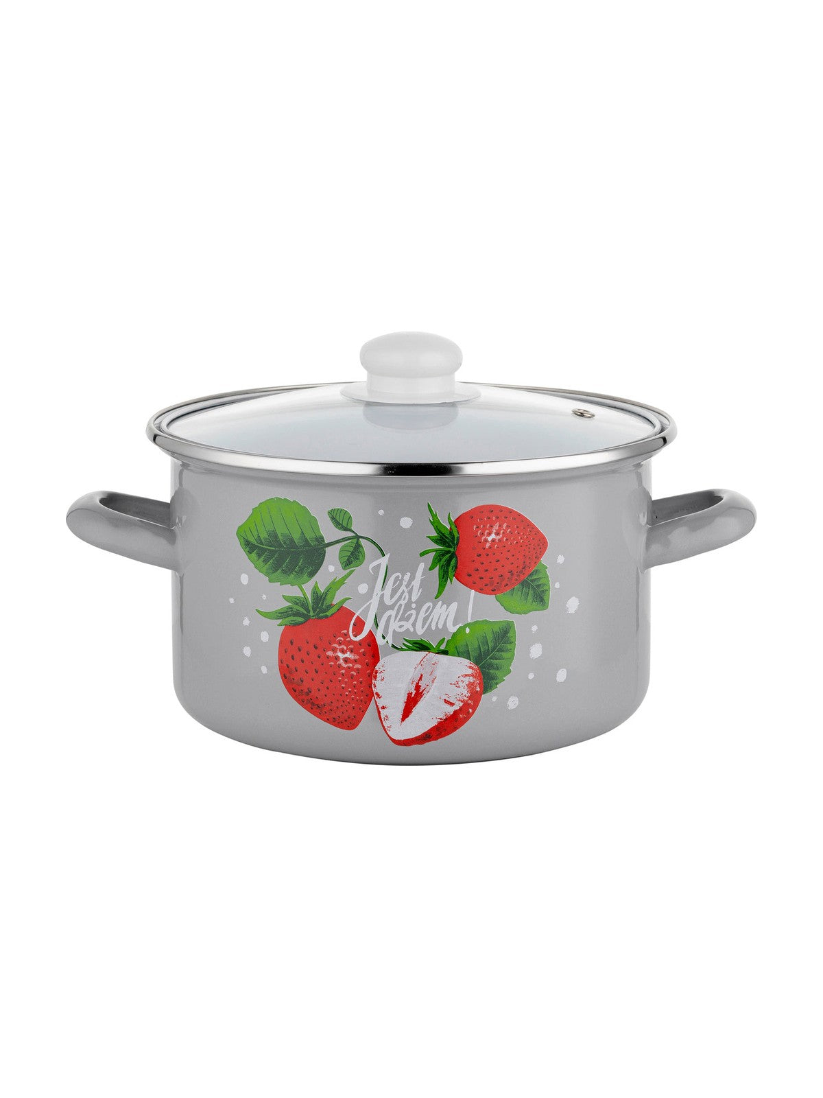 Garnek emaliowany prosty dżem 20cm 4,1l z/p