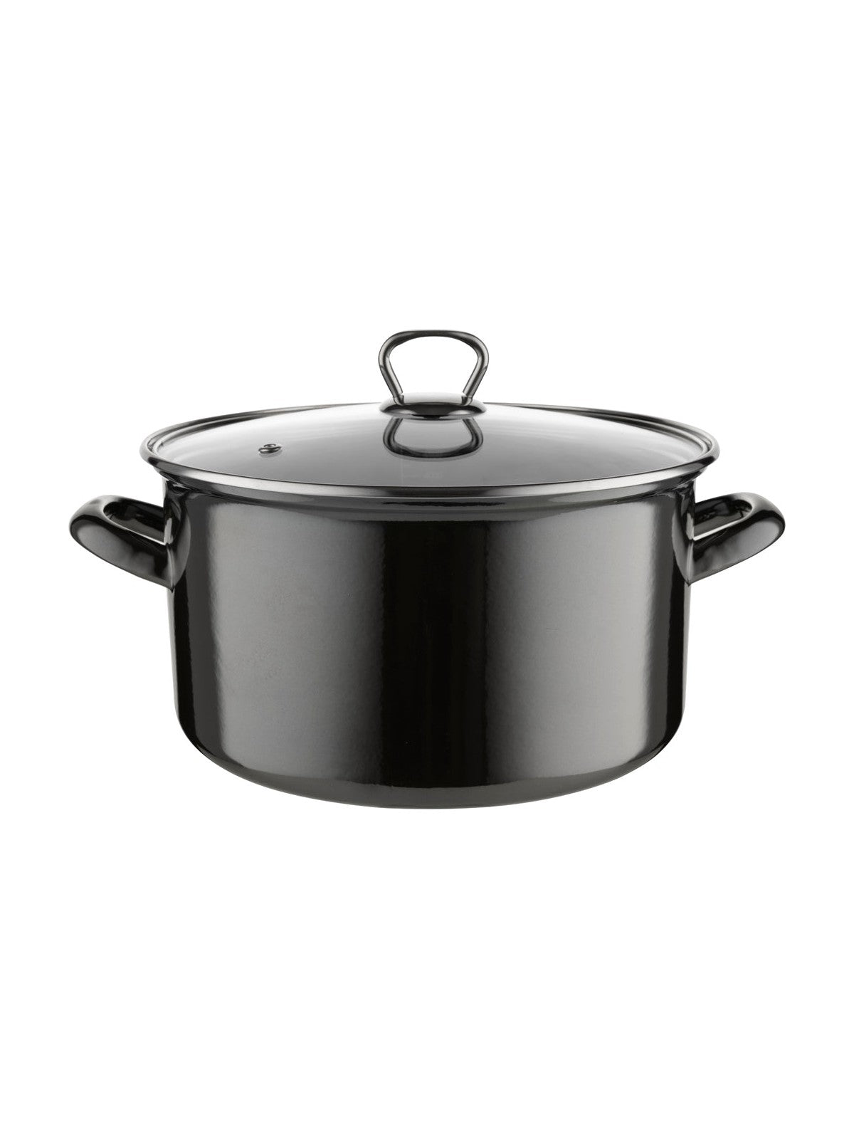 Garnek emaliowany prosty metalico 24cm 5,6l z/p