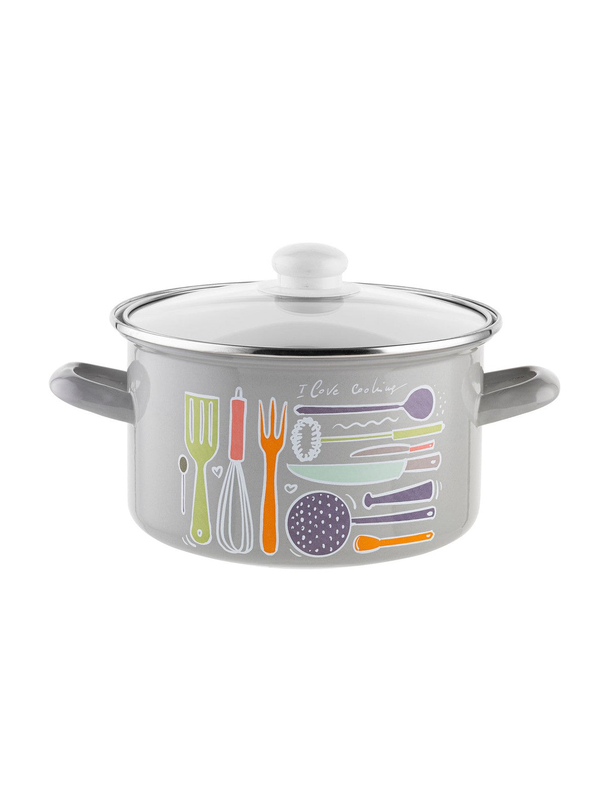 Garnek emaliowany prosty staffio 20cm 3,7l z/p