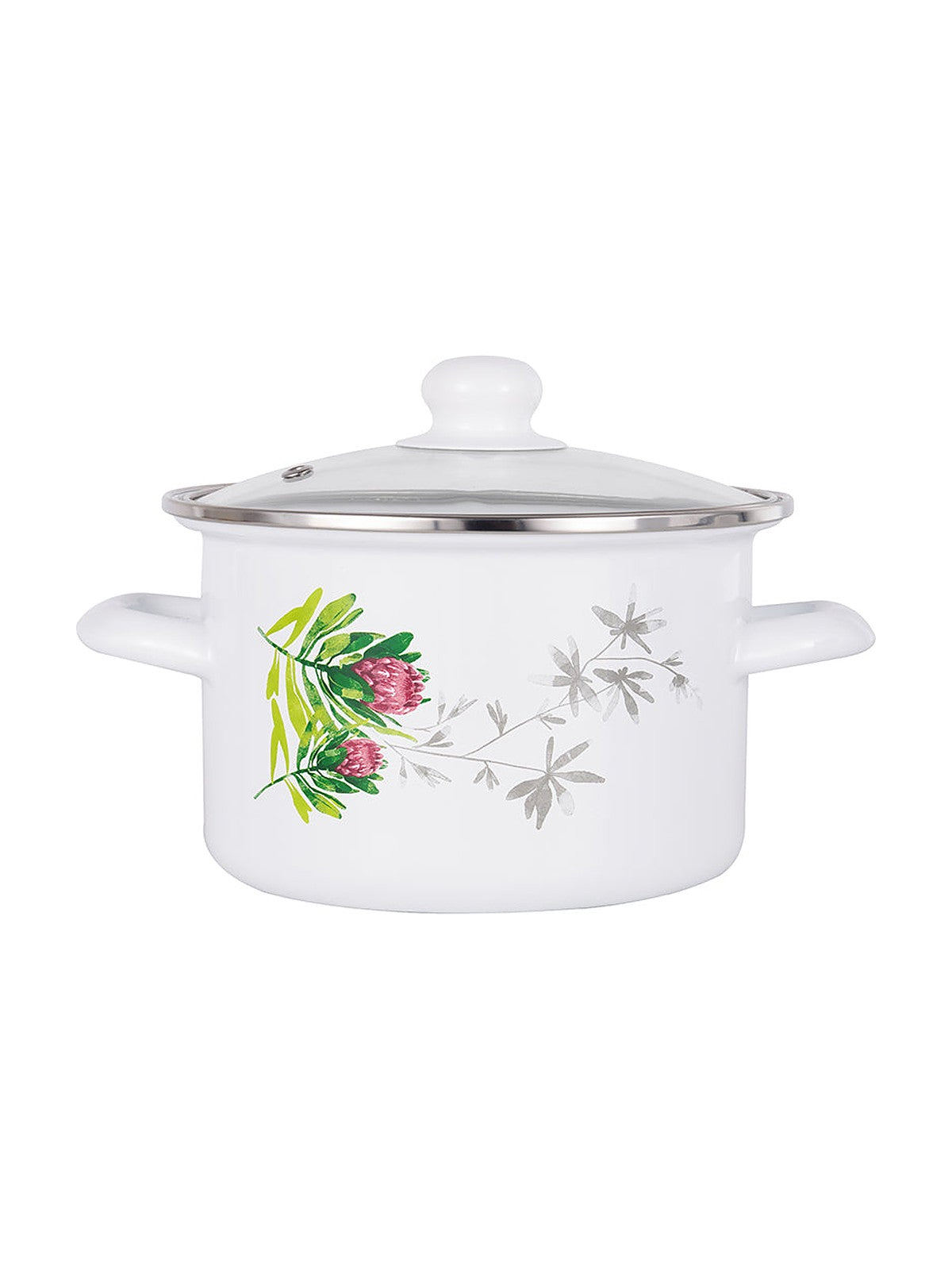 Garnek emaliowany protea 20cm 3,75l z/p
