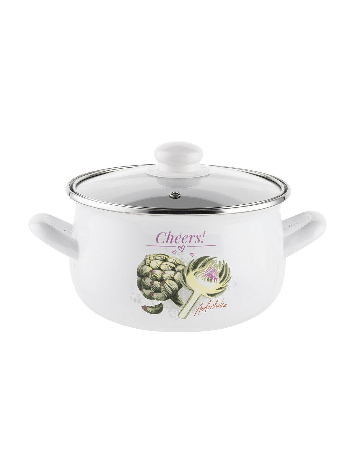 Garnek emaliowany pyza arti 16cm 2,2l z/p