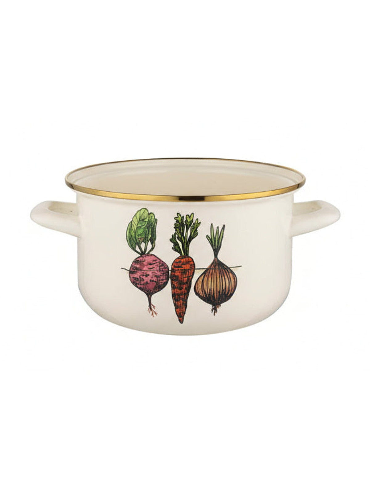 Garnek emaliowany warzywka 18 cm 3 l