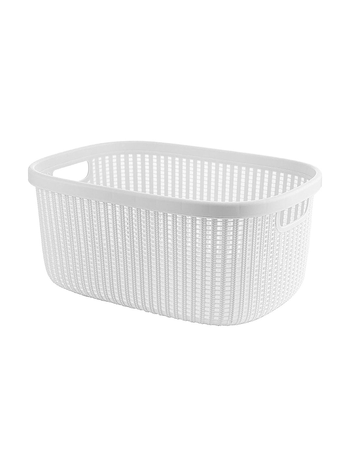 Kosz rattan do magla 32l biały