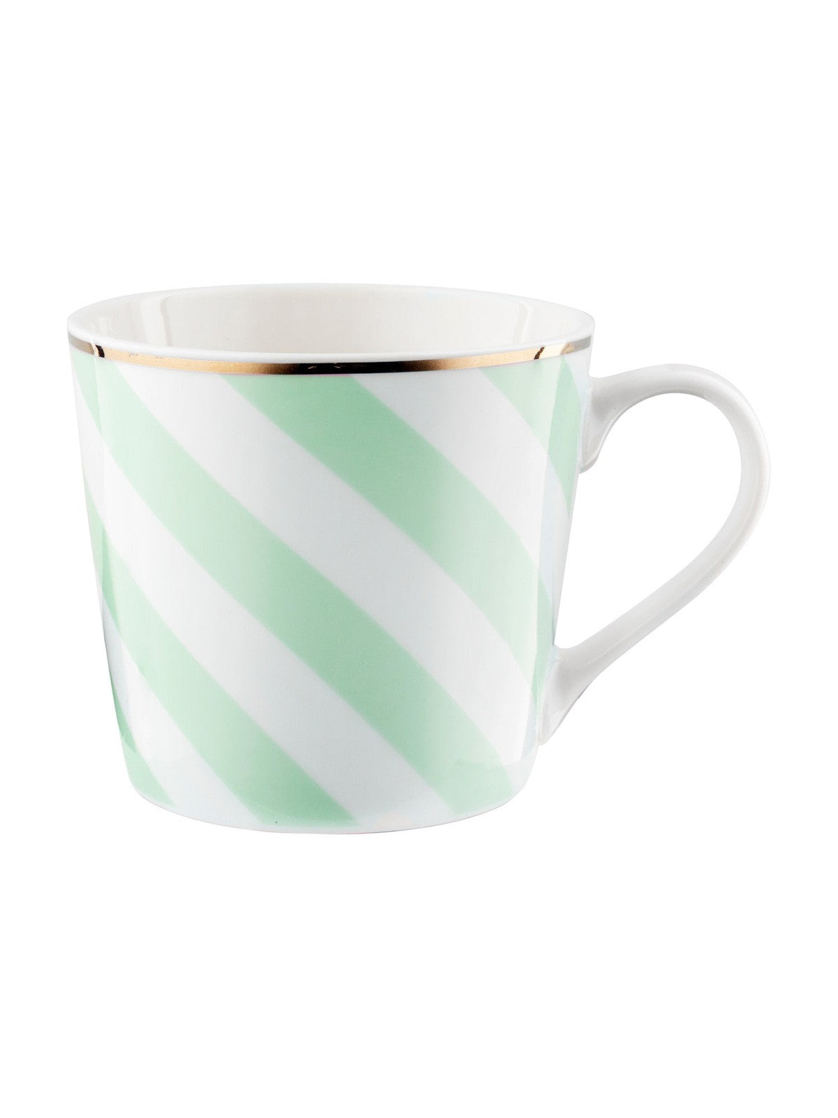Kubek geometric paski zielone 400ml