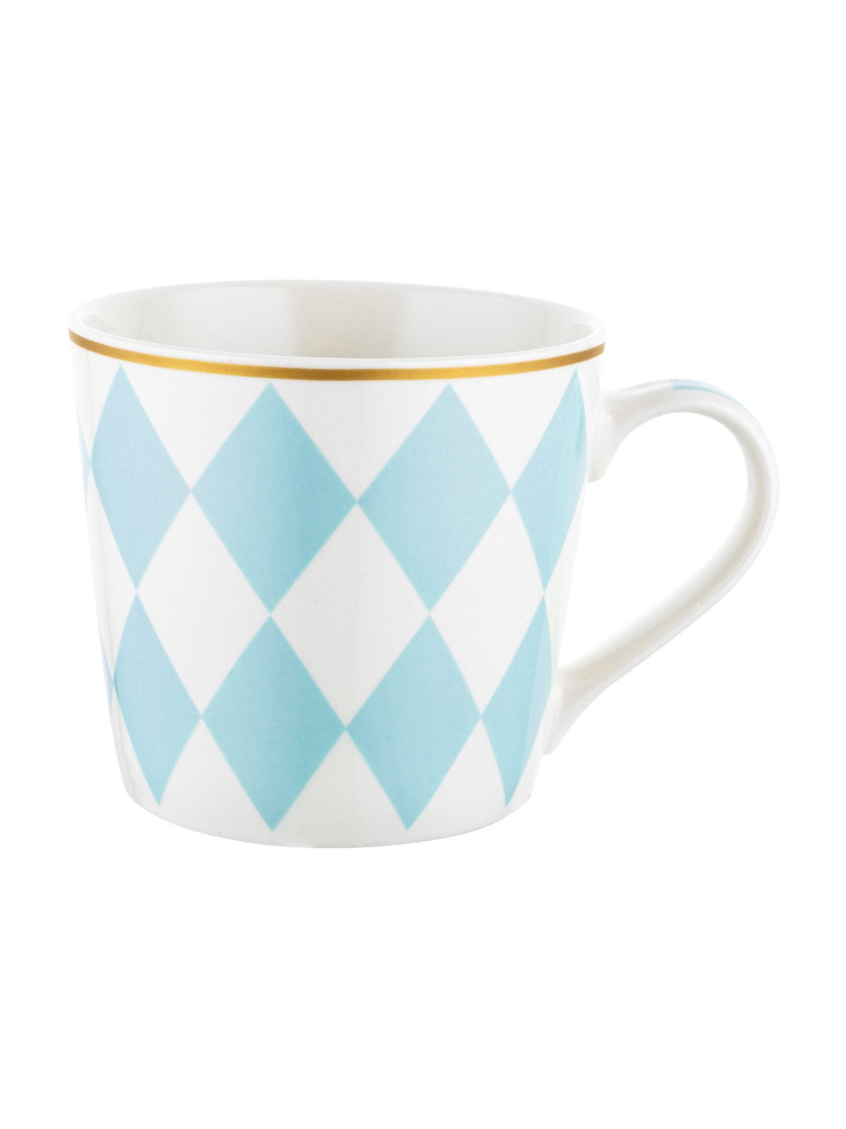 Kubek geometric romby niebieskie 400ml