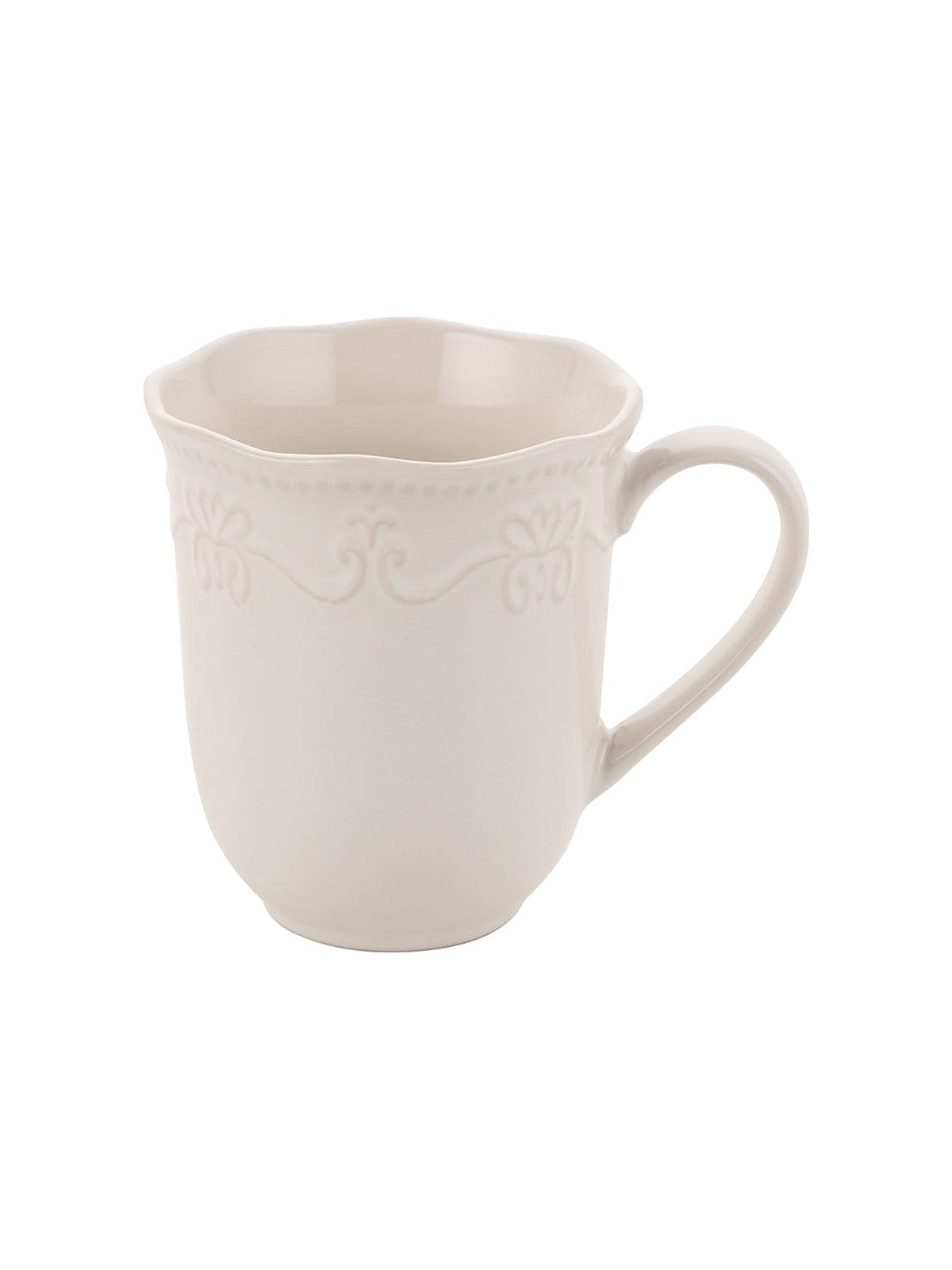 KUBEK RUSTIC WHITE 330ML