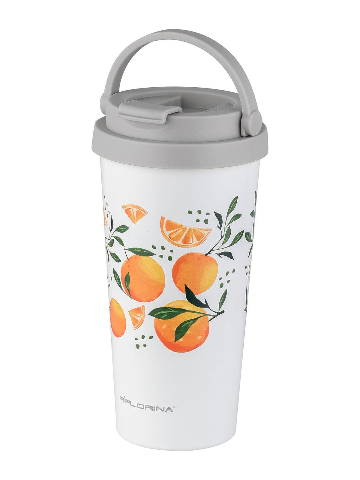 Kubek termiczny nierdzewny Florina Orange 500 ml