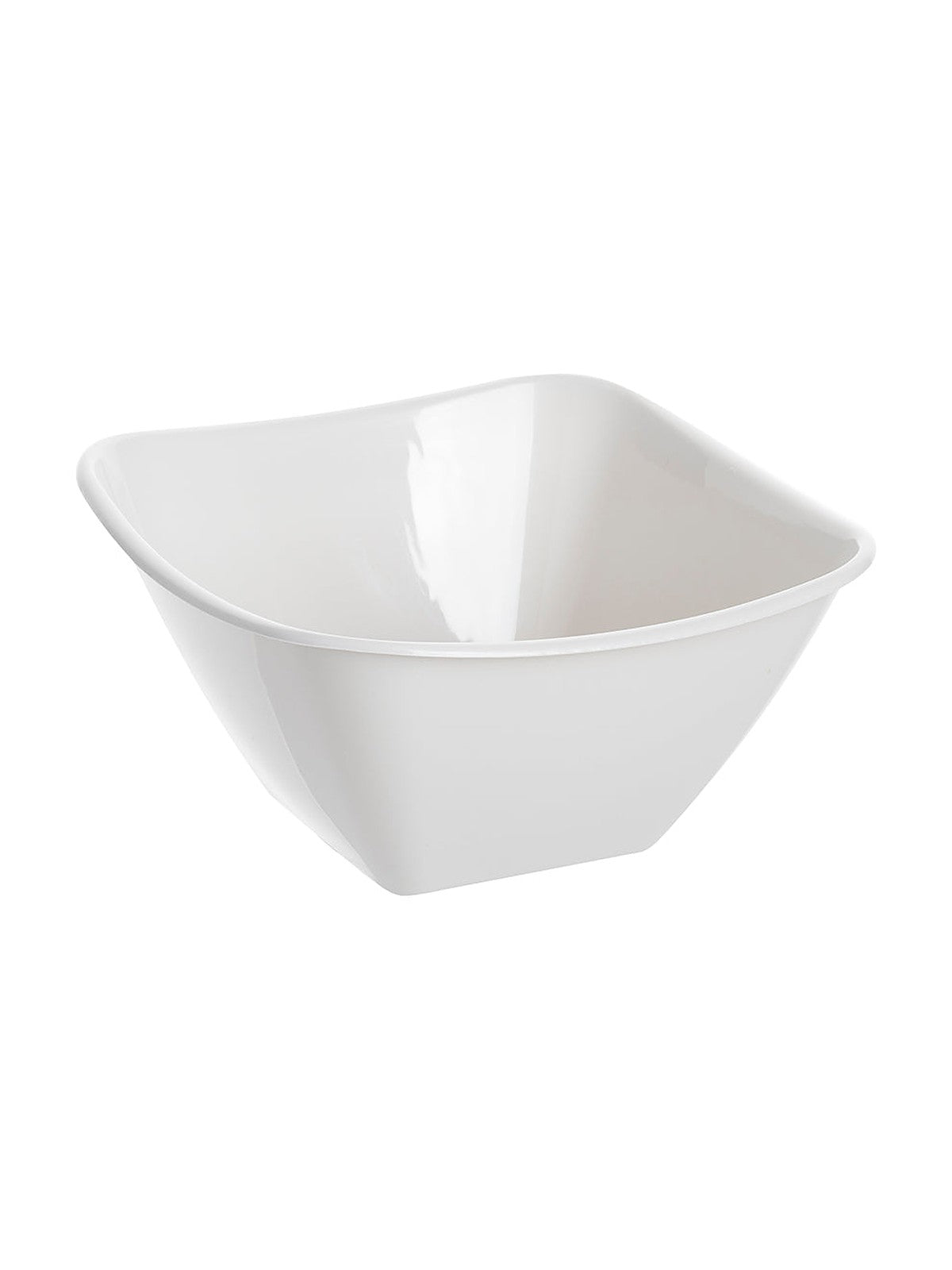 Miska plastikowa kwadrat 16cm beżowa