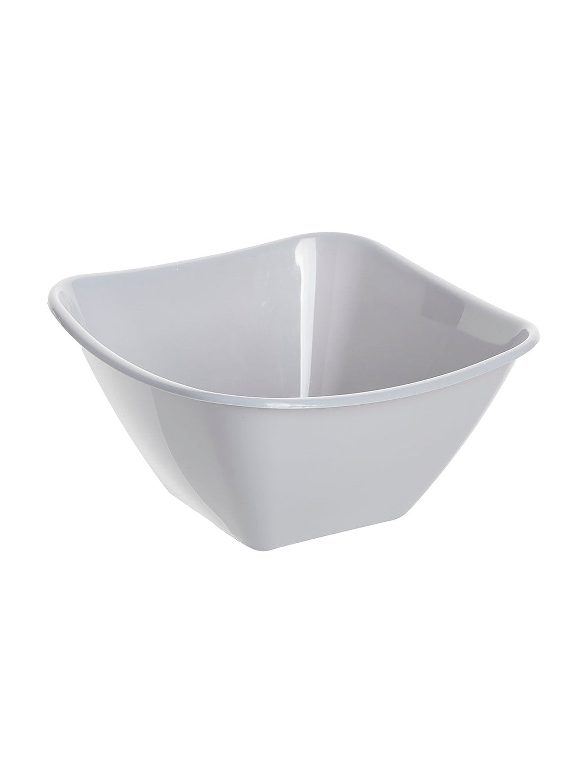 Miska plastikowa kwadrat 20cm szara
