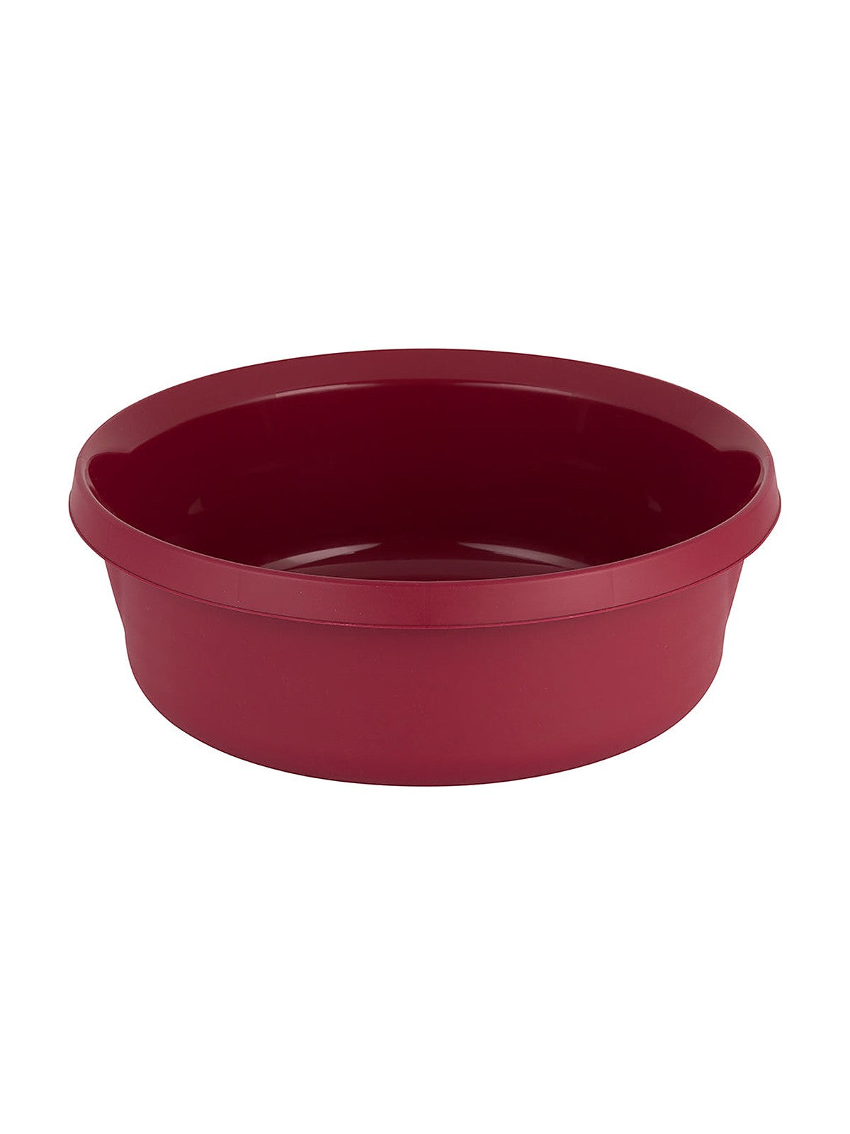 Miska plastikowa matt 14l bordowa
