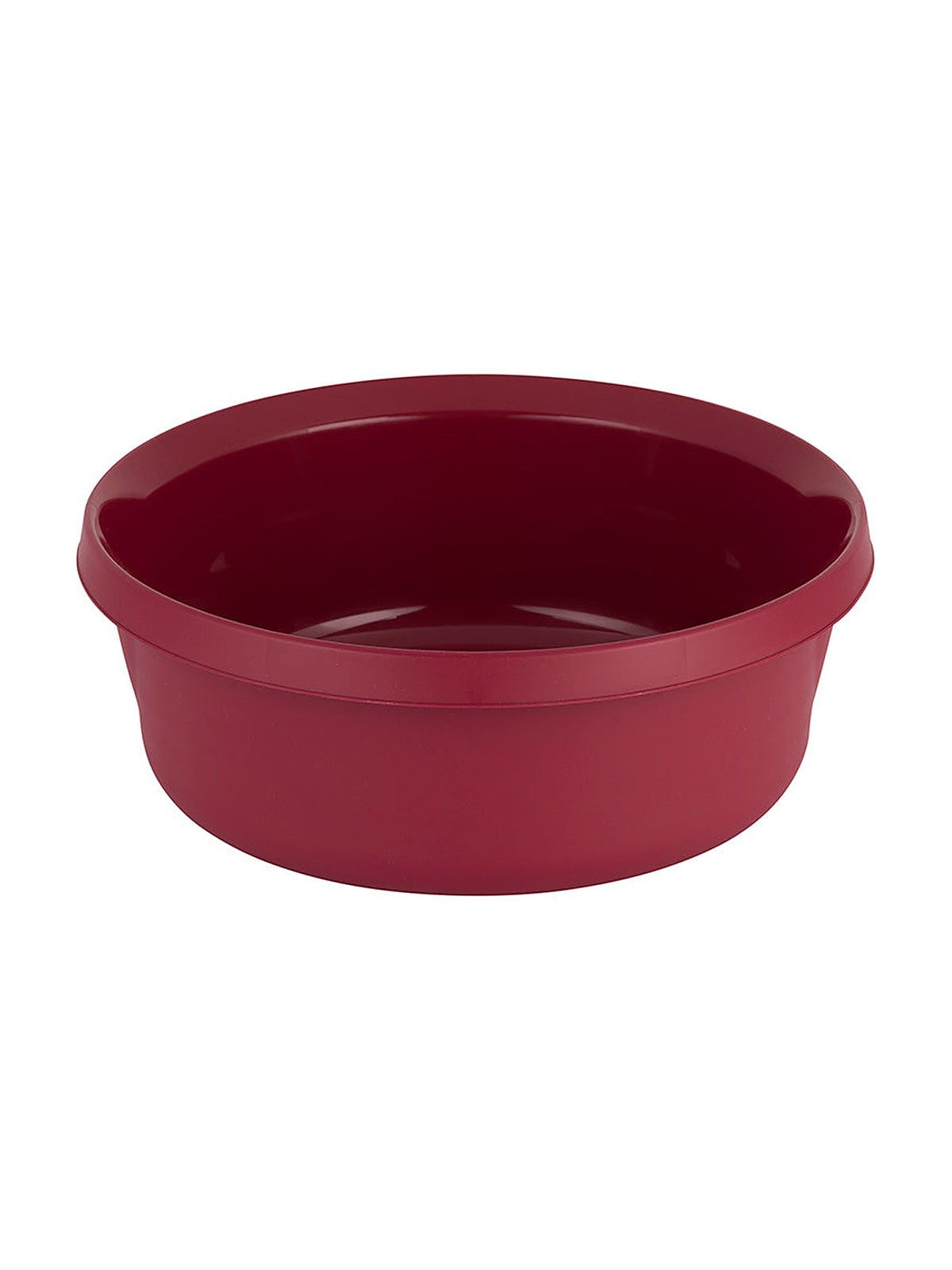 Miska plastikowa matt 9l bordowa