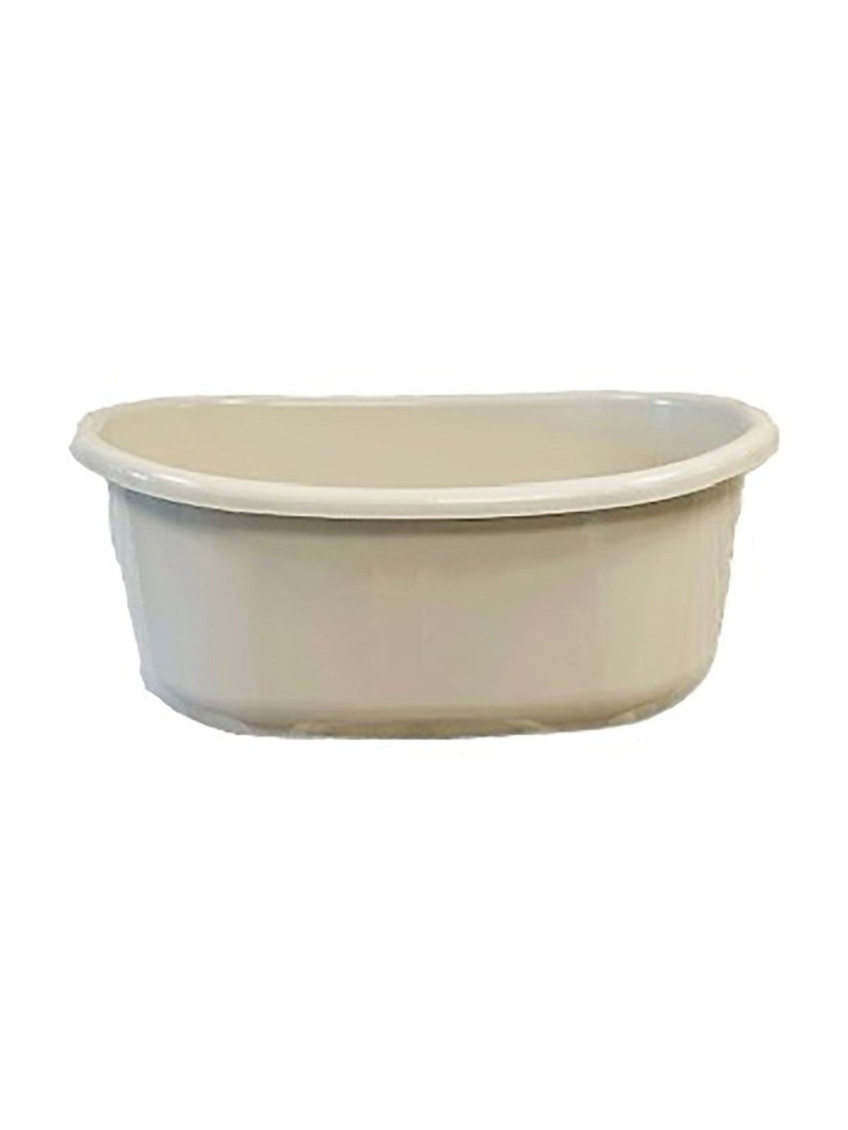 Miska plastikowa owalna z uszami 30l biel poddymiona