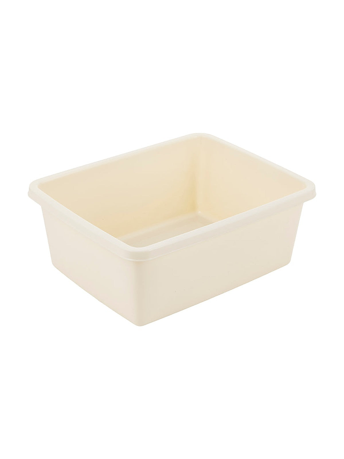 Miska plastikowa prostokątna 33x26cm 8l kremowy