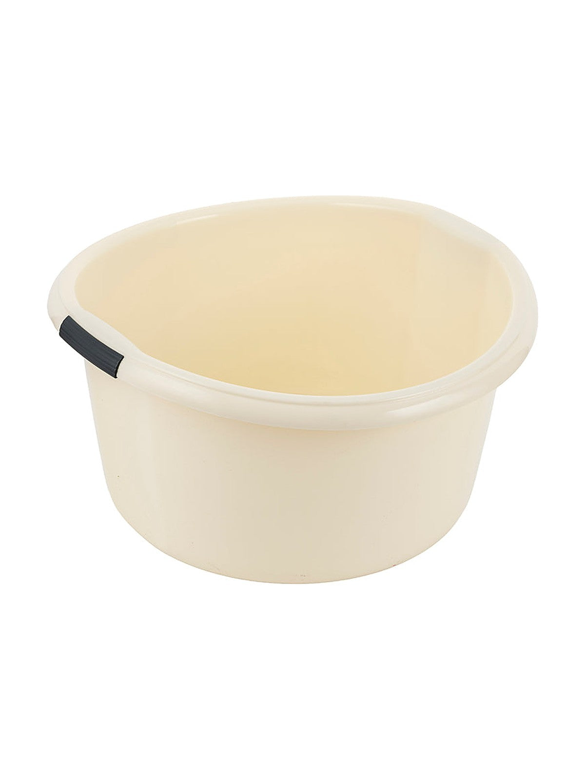 Miska plastikowa solidna 46x45x48cm 25l kremowy