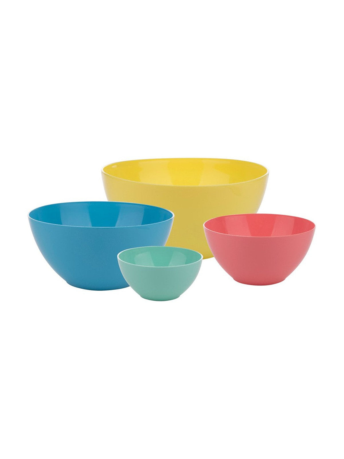 Miski 500ml+1,3l+3l+5,2l kpl 4 szt mix kolorów