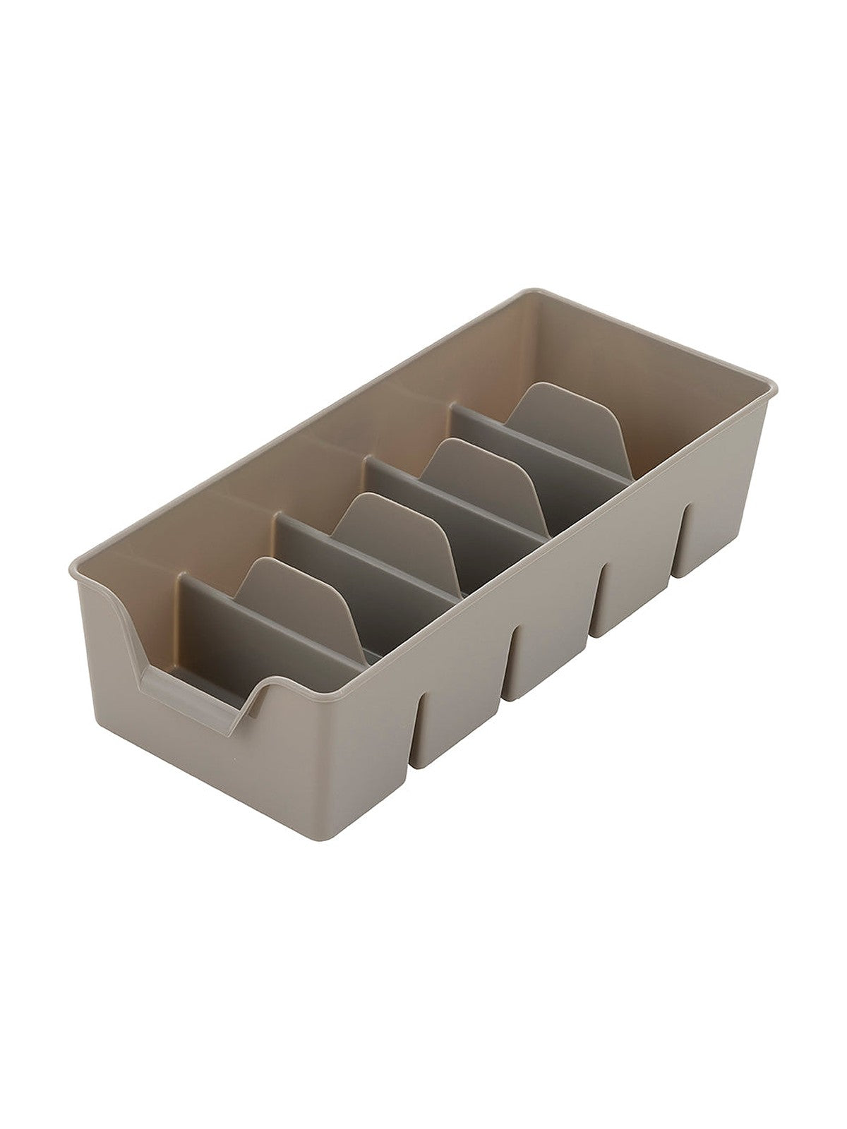 Organizer plastikowy l 30x14x7,5cm jasny szary