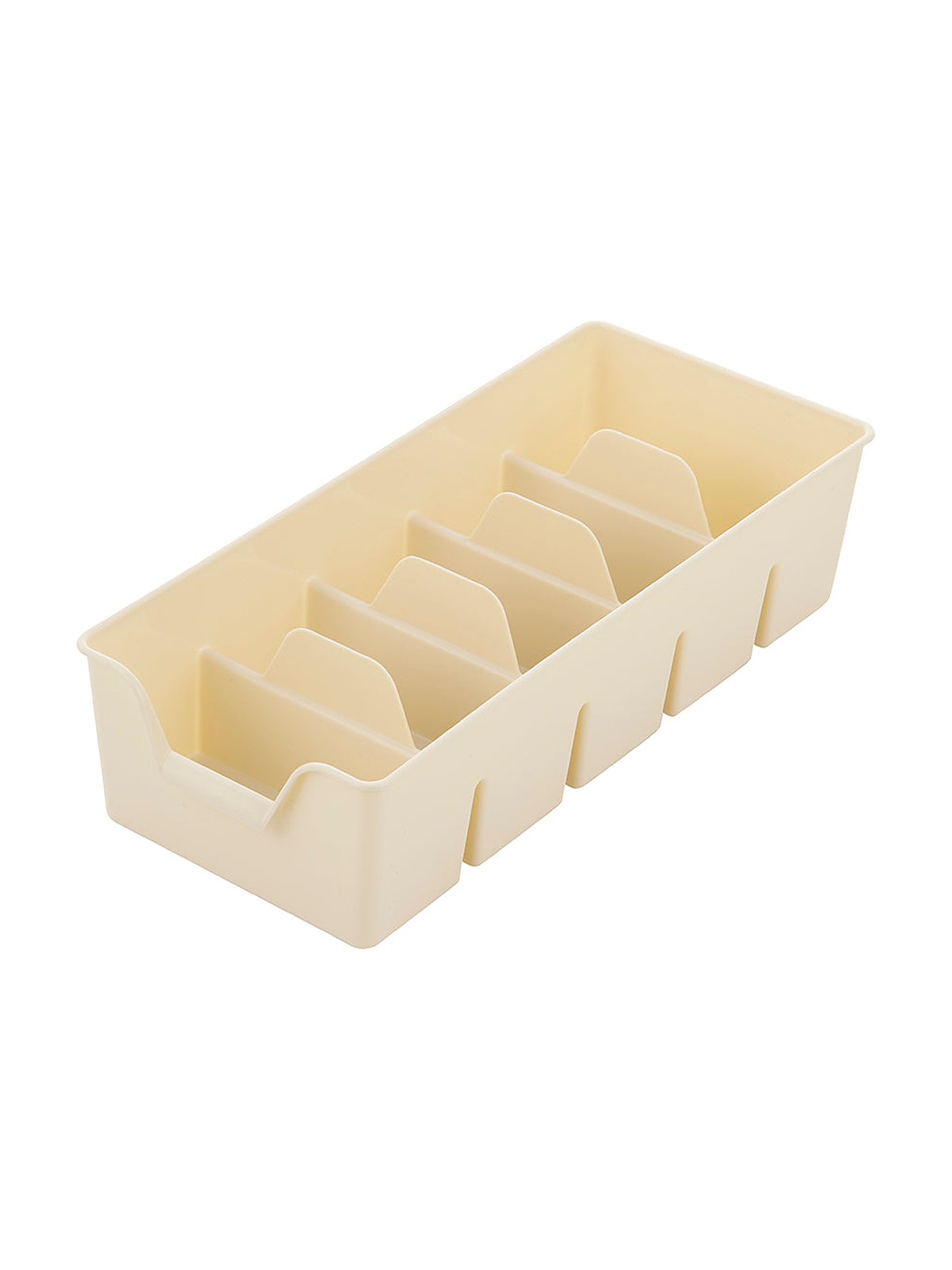 Organizer plastikowy l 30x14x7,5cm kremowy