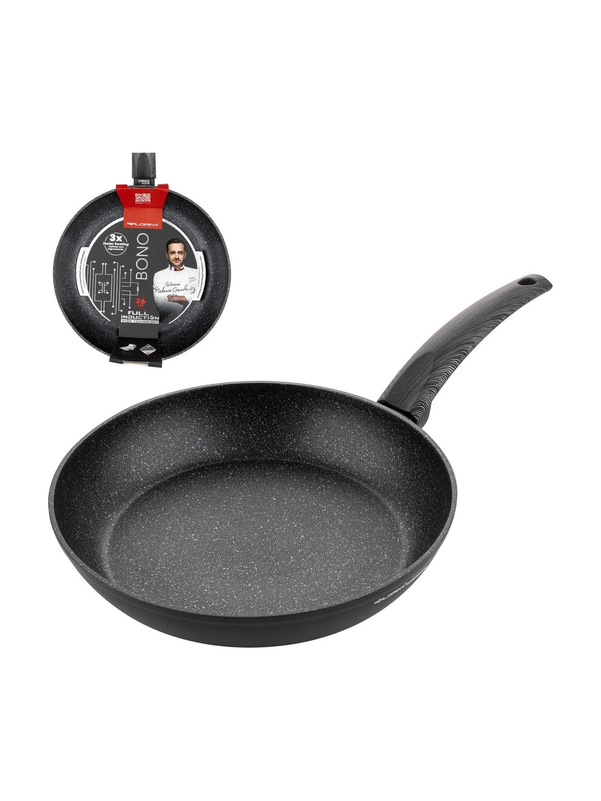 Patelnia aluminiowa bono 26cm mg v.4