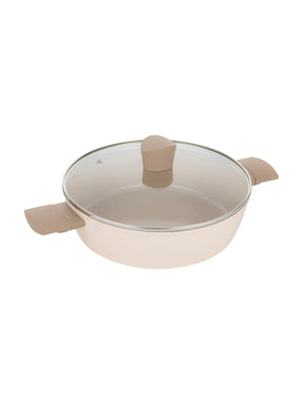 Patelnia głęboka aluminiowa Florina Mokka 24 cm 2,4 l