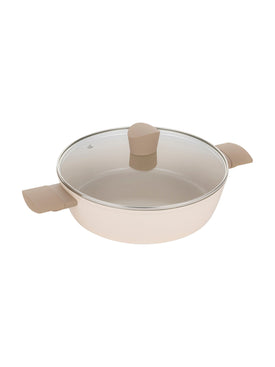 Patelnia głęboka aluminiowa Florina Mokka 28 cm 3,3 l