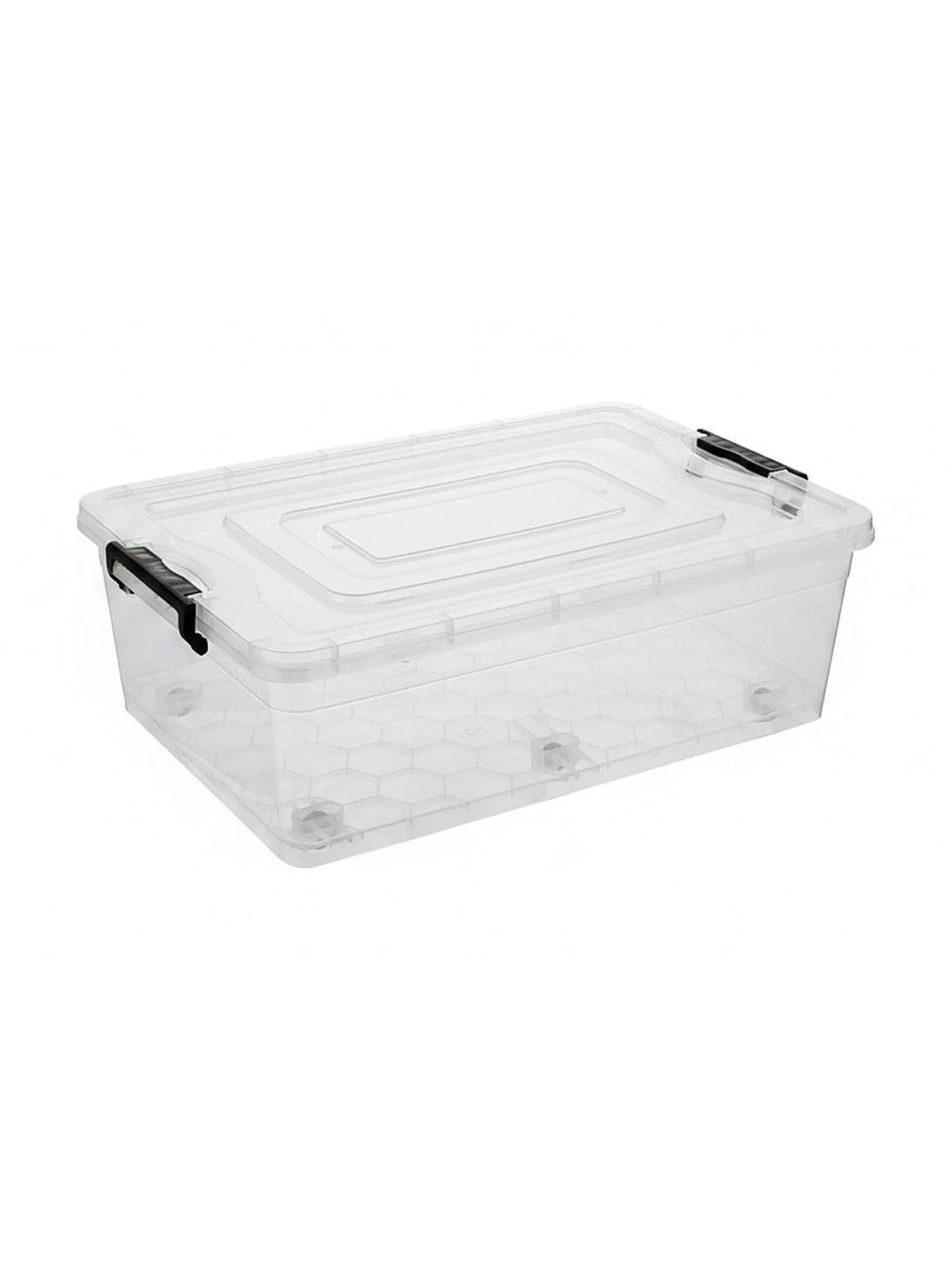 POJEMNIK DO PRZECHOWYWANIA PLASTIKOWY STRONG 60X40X19CM 30L NA KÓŁKACH