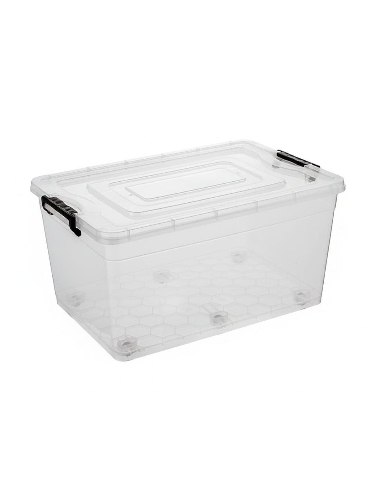 POJEMNIK DO PRZECHOWYWANIA PLASTIKOWY STRONG 60X40X39CM 70L NA KÓŁKACH