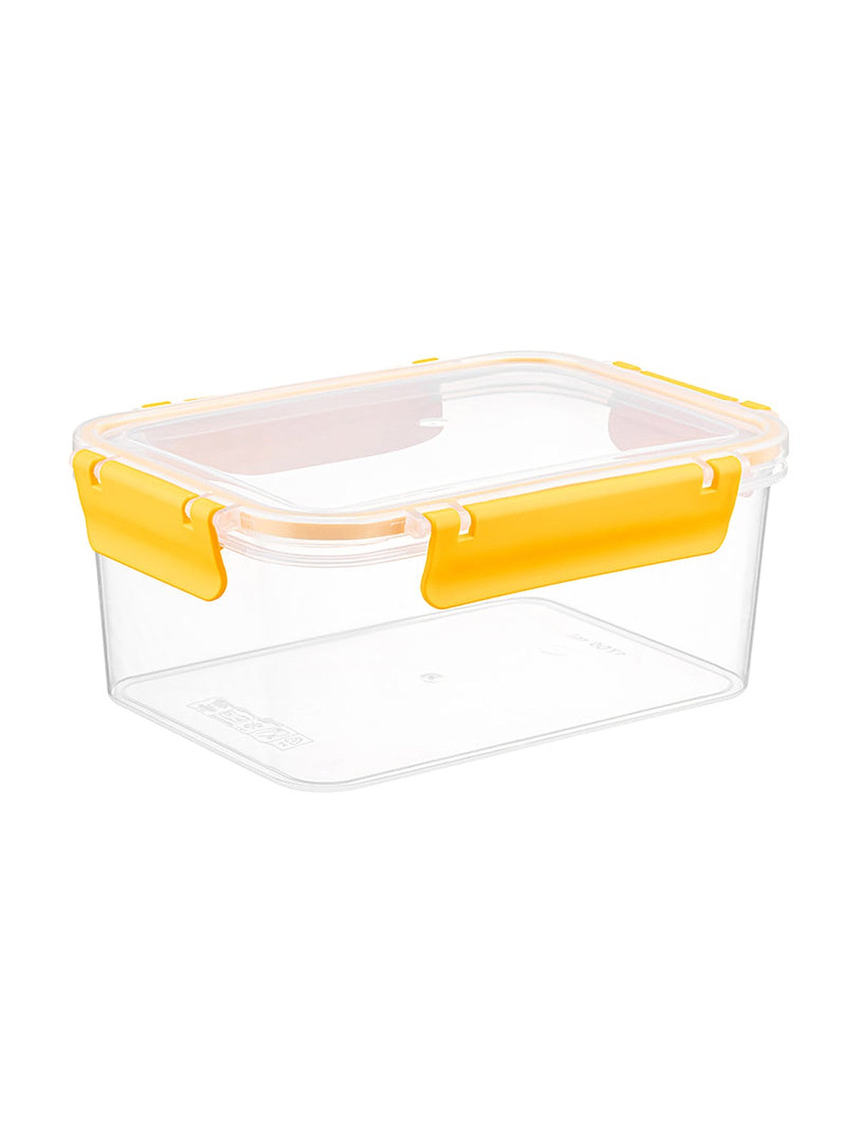 POJEMNIK DO ŻYWNOŚCI PLASTIKOWY PROSTOKĄTNY CLIP GUARD 1,7L ŻÓŁTY