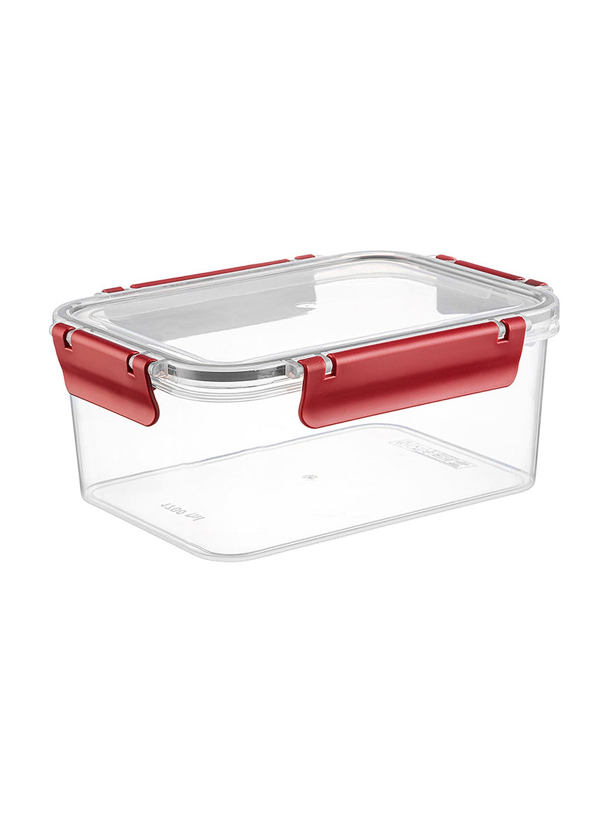 POJEMNIK DO ŻYWNOŚCI PLASTIKOWY PROSTOKĄTNY CLIP GUARD 2,85L CZERWONY