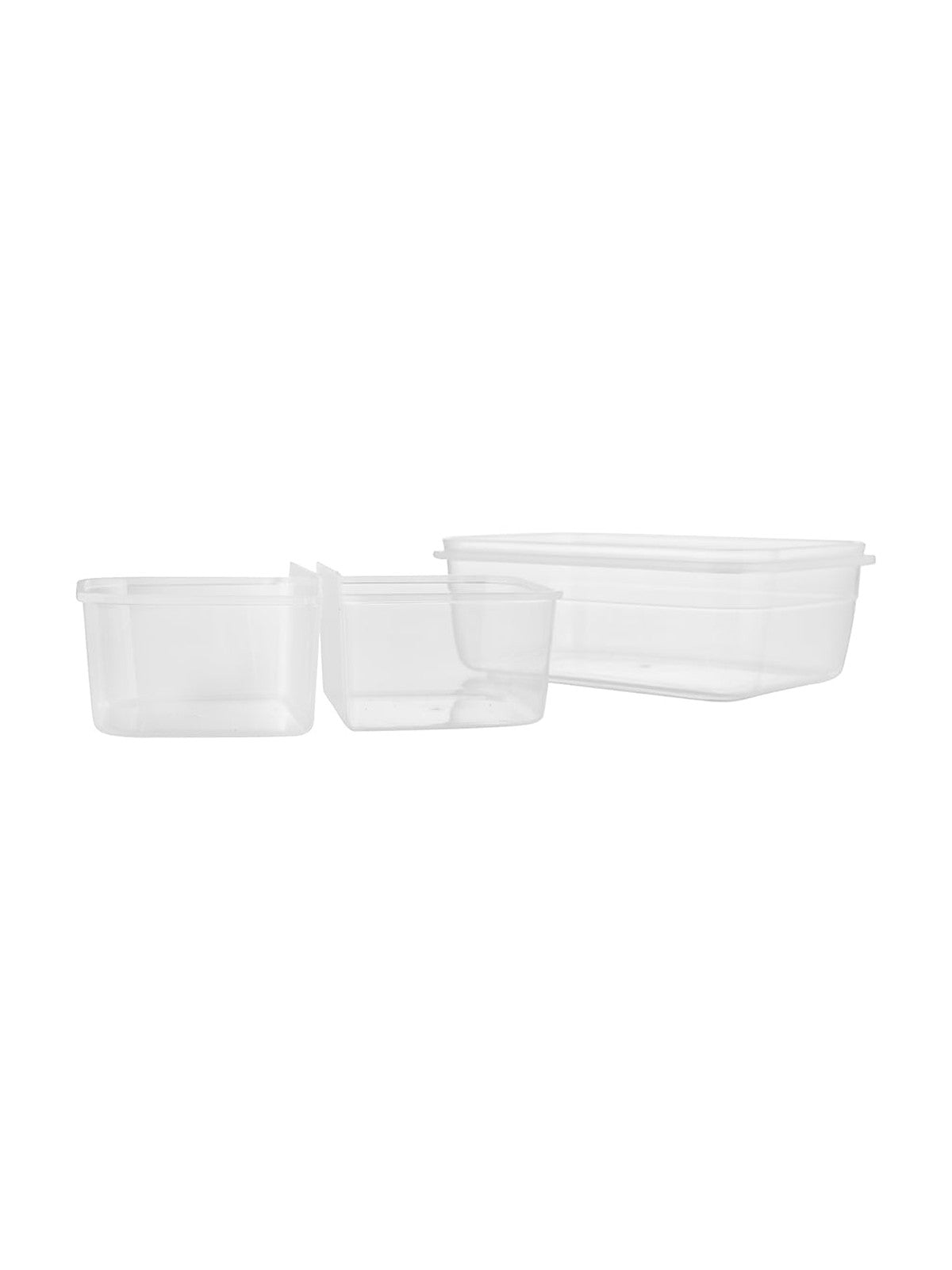 Pojemnik do żywności plastikowy prostokątny fresh box praktyczna 400ml