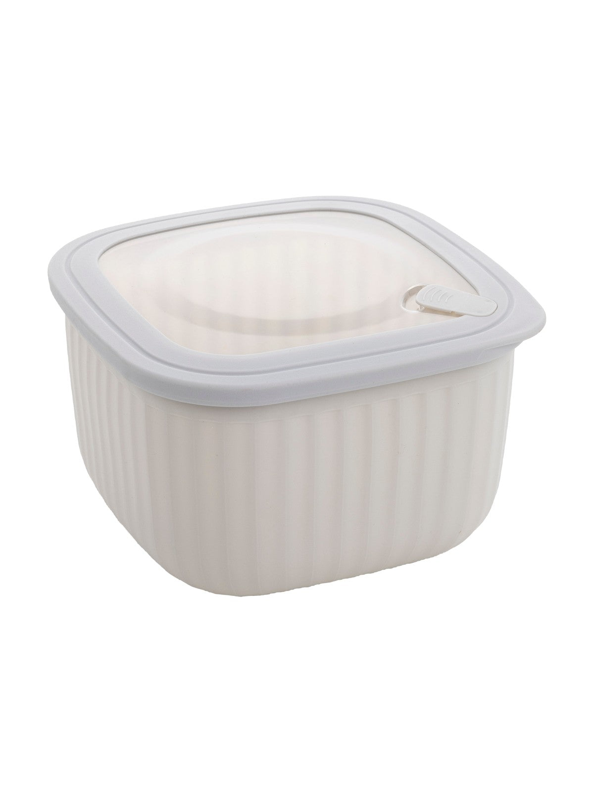 POJEMNIK PLASTIKOWY KWADRATOWY VINCENT 2,7L SZARY