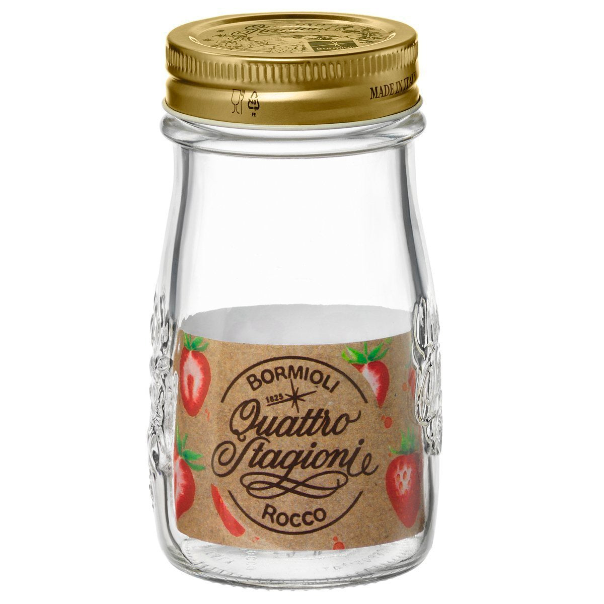 Zestaw 4 butelek do smoothie Bormioli Quattro Stagioni 200 ml