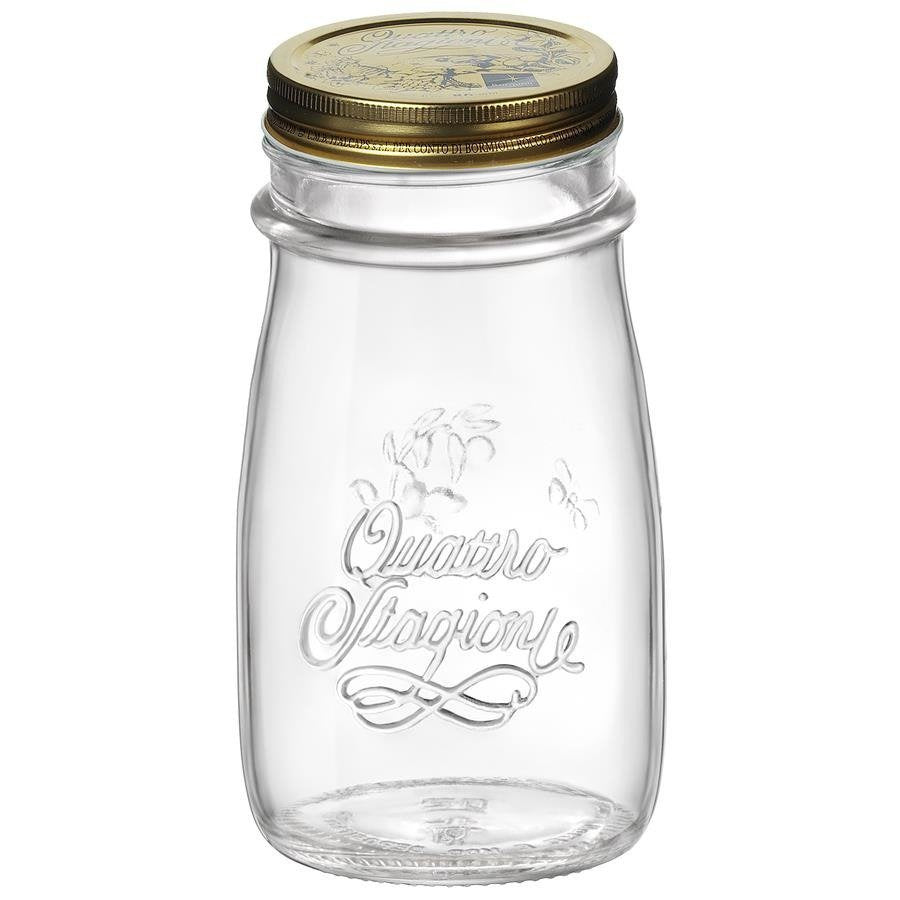 Zestaw 4 butelek do smoothie Bormioli Quattro Stagioni 410 ml