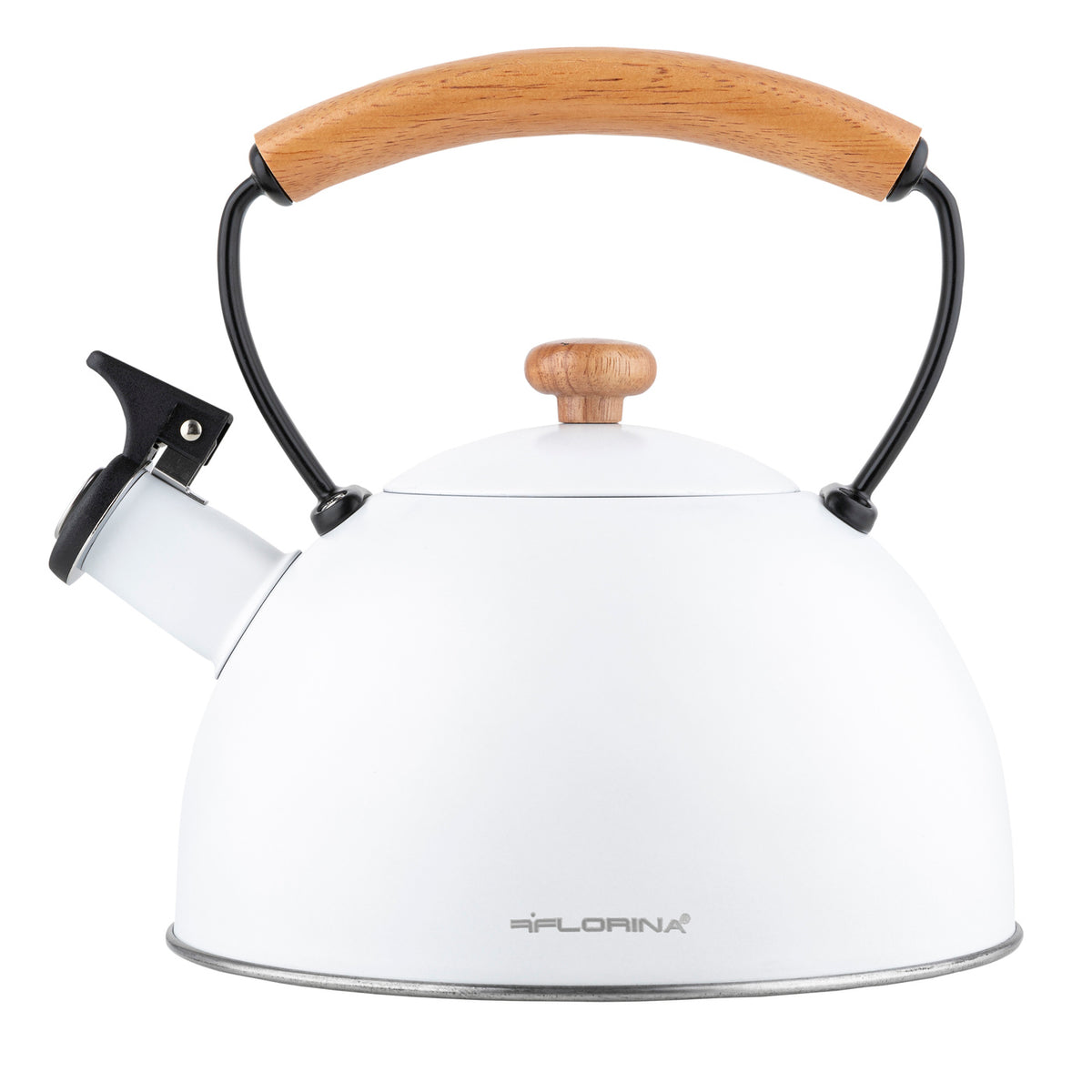 Czajnik nierdzewny 1,8 l New Natura Line biały