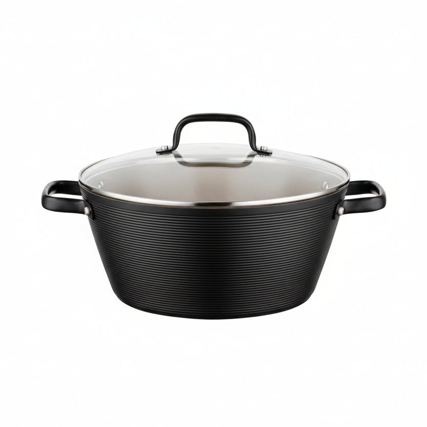 Garnek aluminiowy Carina Black by Mateusz Gessler 24 cm