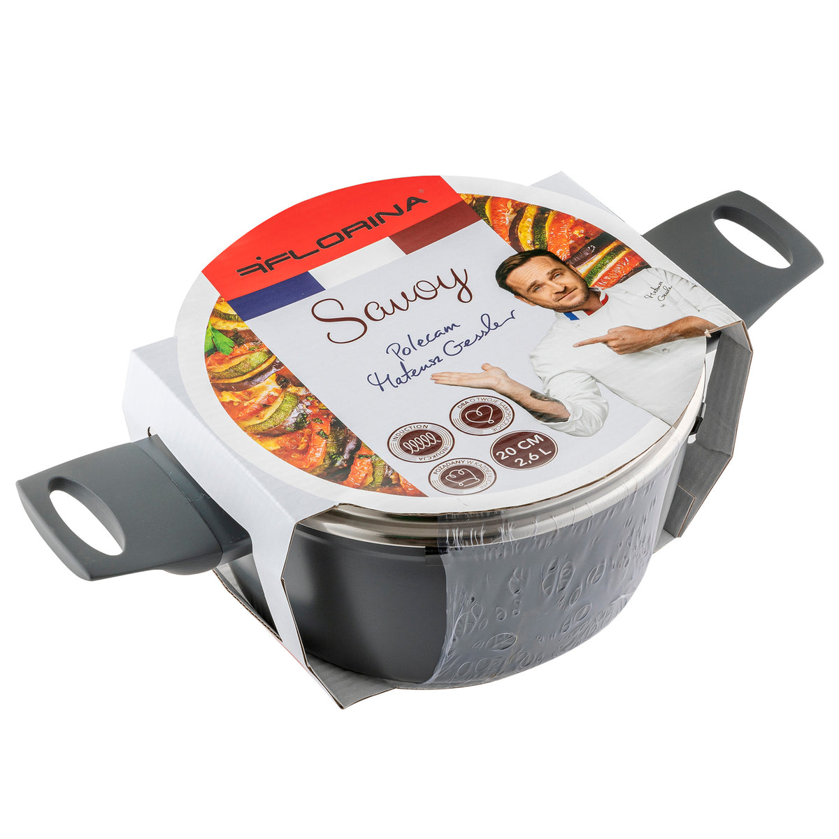 Garnek aluminiowy Florina Savoy by Mateusz Gessler 20 cm 2,6 l