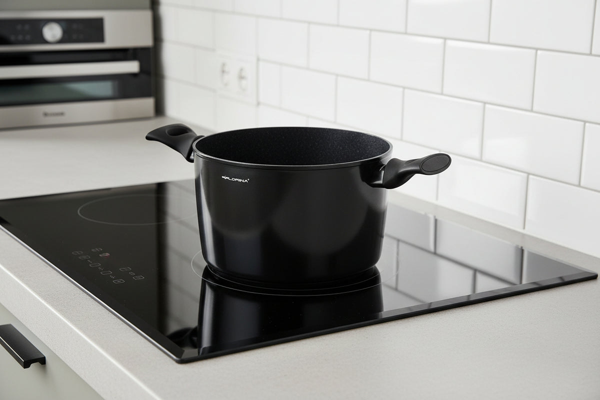 Garnek aluminiowy wysoki Florina Magnum 24 cm 6,4 l
