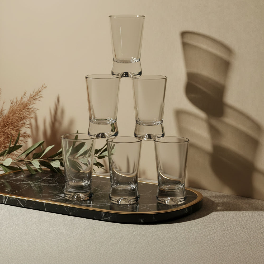 Kieliszki do wódki Florina 25 ml 6 sztuk komplet