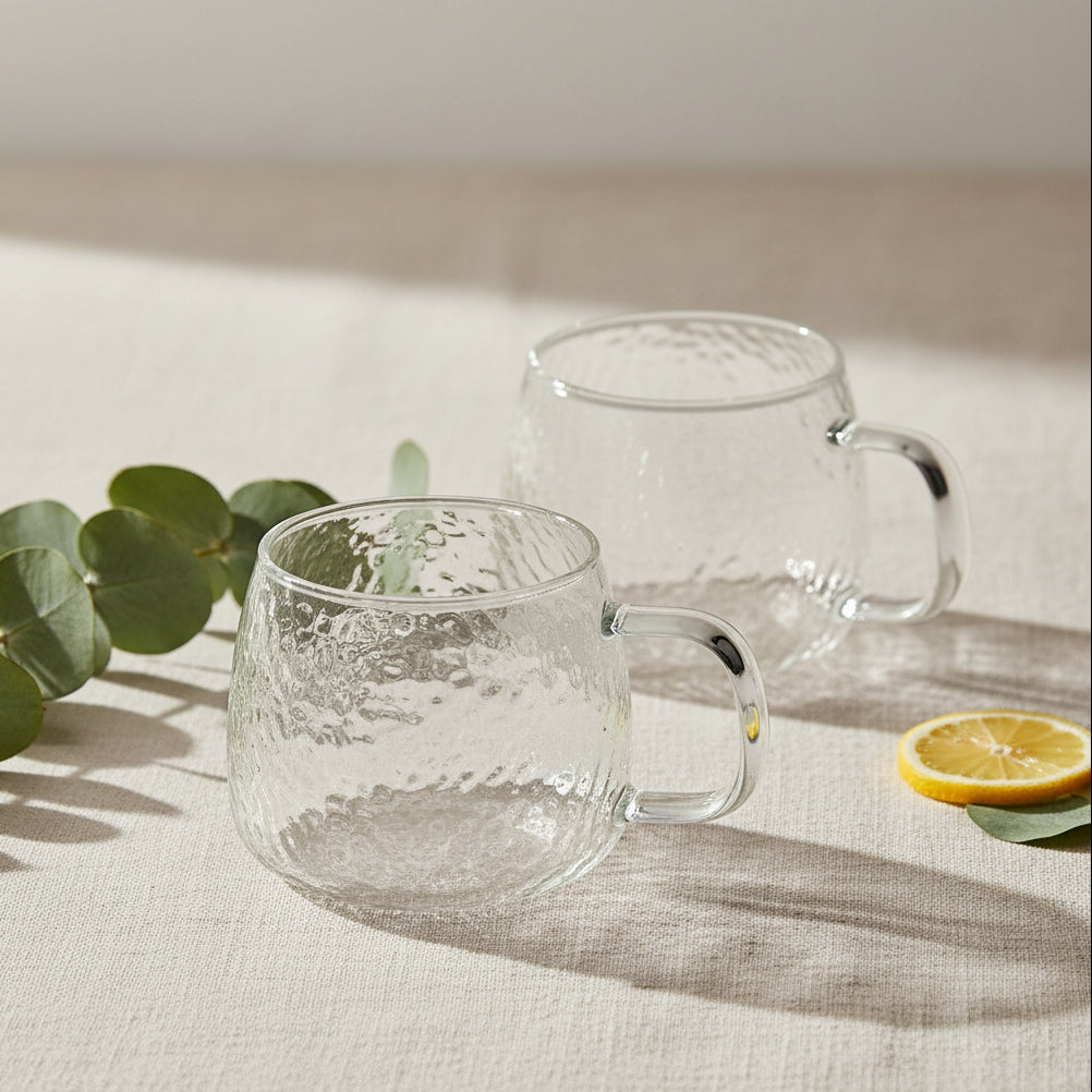 Kubek szklany Florina Savia 500 ml 2 sztuki