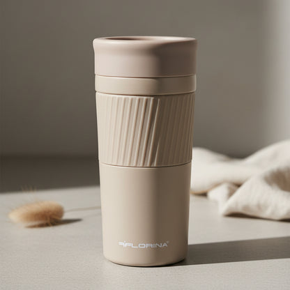 Kubek termiczny Florina Cortado Dark Beige 420 ml