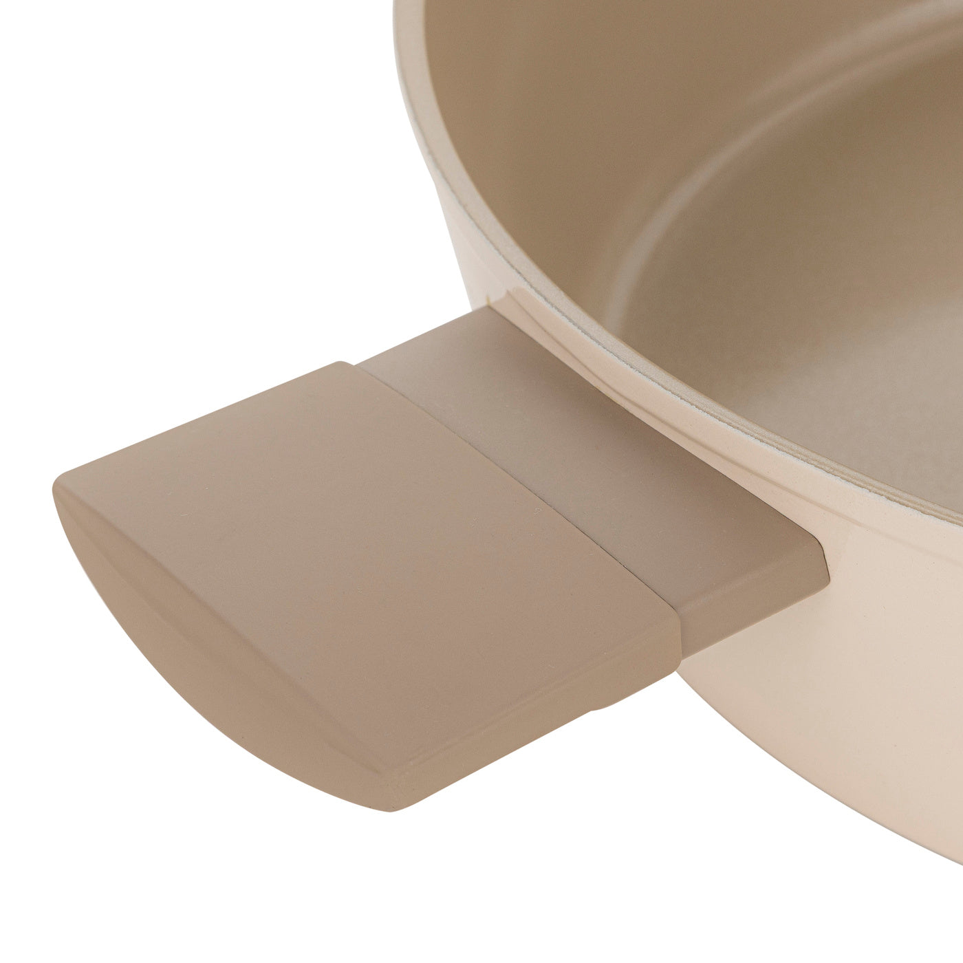Zestaw 3 elementowy komplet patelni Florina Mokka beżowy| aluminum | powłoka ceramiczna AntiScratch | wszystkie typy kuchenek