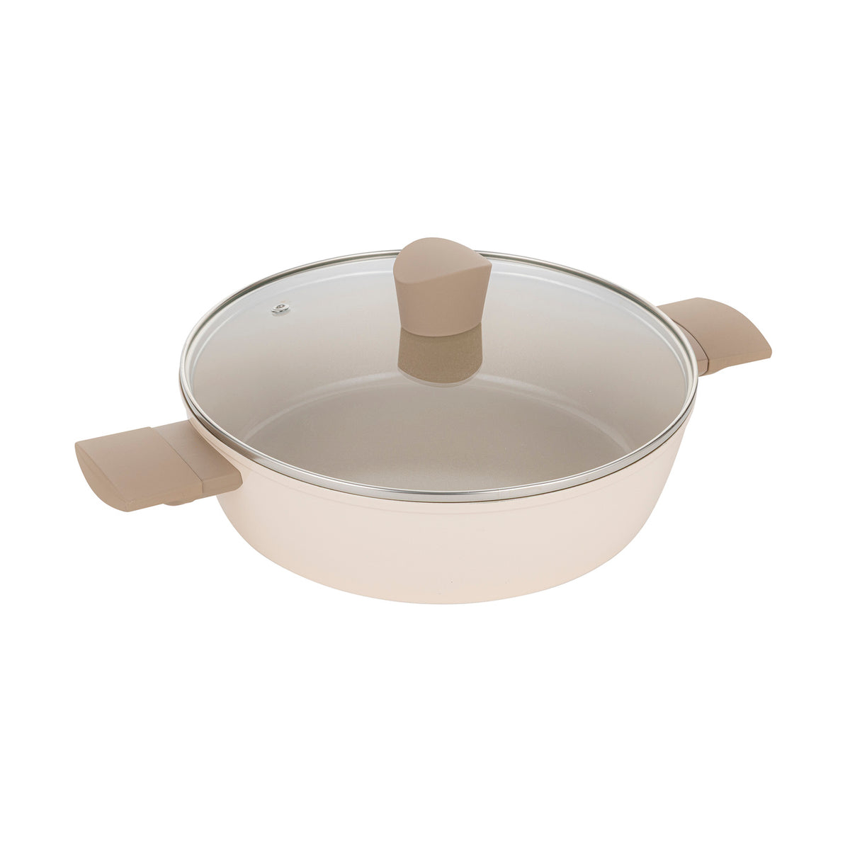 Patelnia głęboka aluminiowa Florina Mokka 24 cm 2,4 l