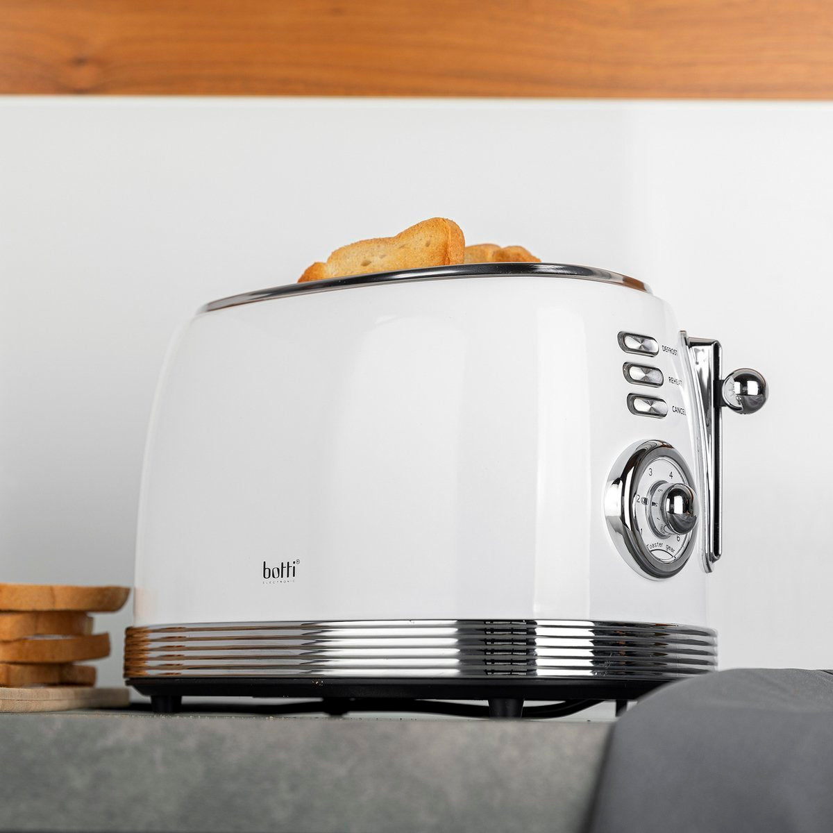 Toster opiekacz do grzanek 2-komorowy Botti Electronic Royal Line 850 W