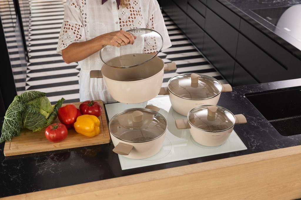 Garnek aluminiowy Florina Mokka 26 cm 4,8 l