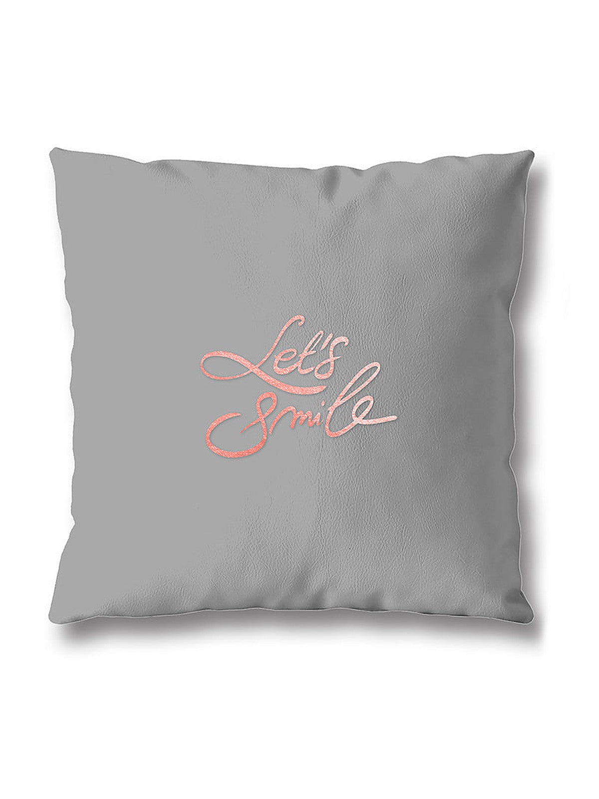 Poszewki metallic 40x40 cm lets smile