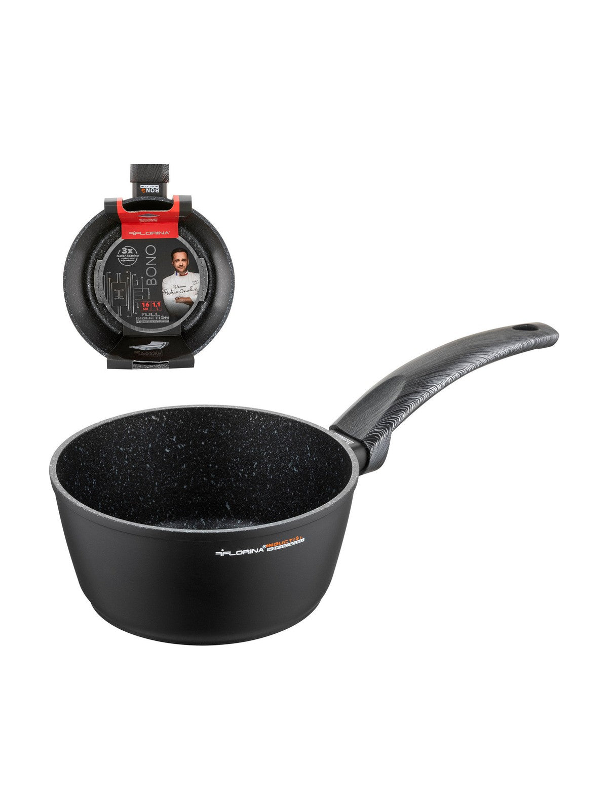 Rondel aluminiowy bono 16cm 1,1l mg