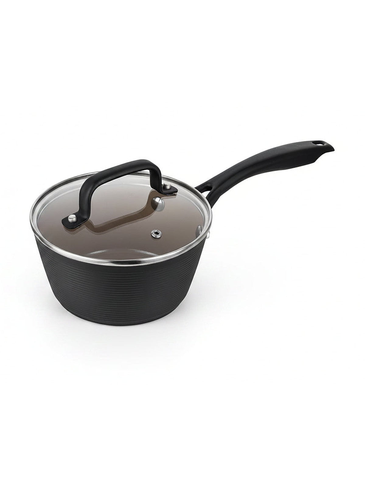 Rondel aluminiowy Carina Black by Mateusz Gessler 16 cm 1l