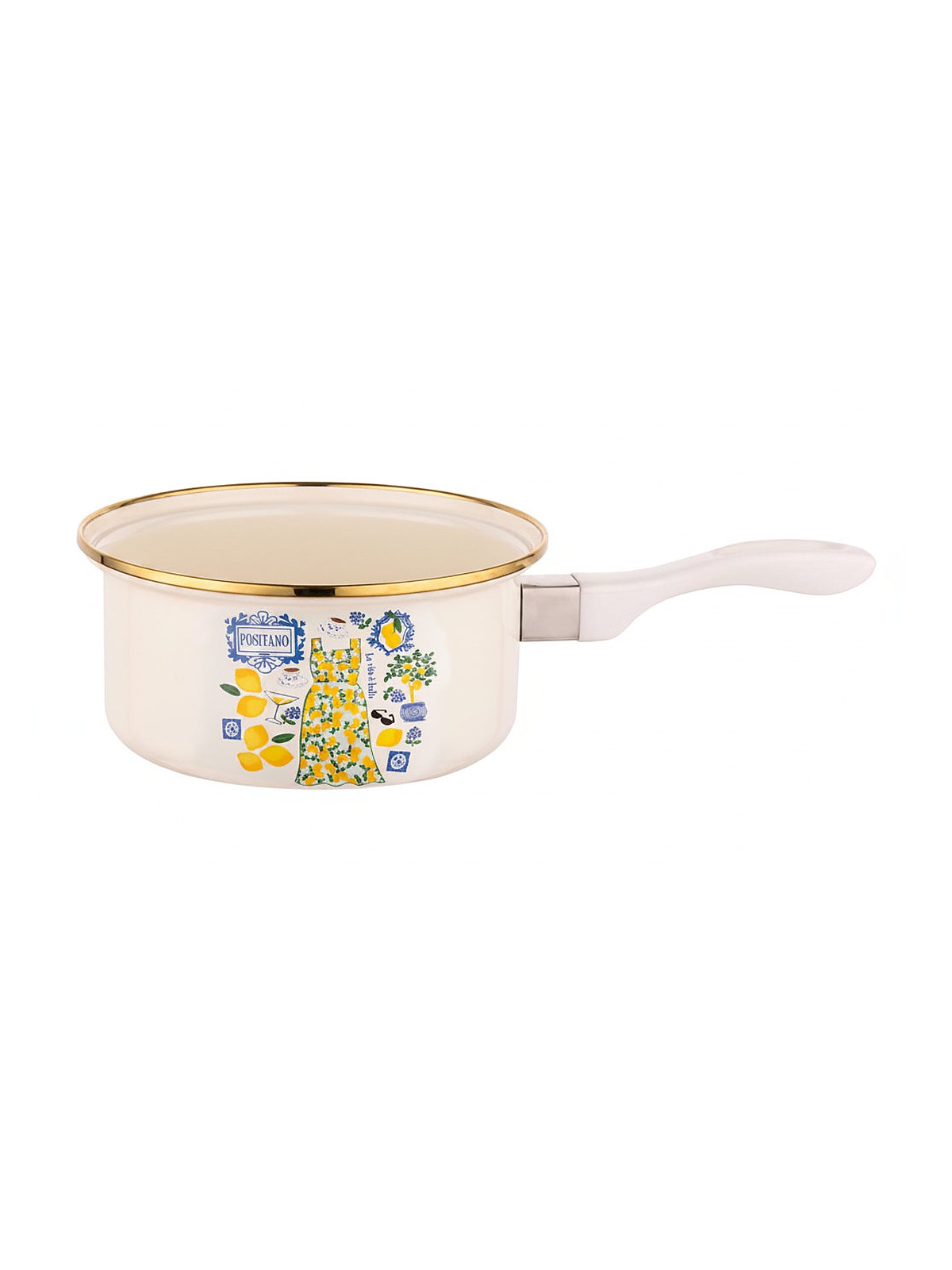 RONDEL EMALIOWANY POSITANO 16CM 1,4L