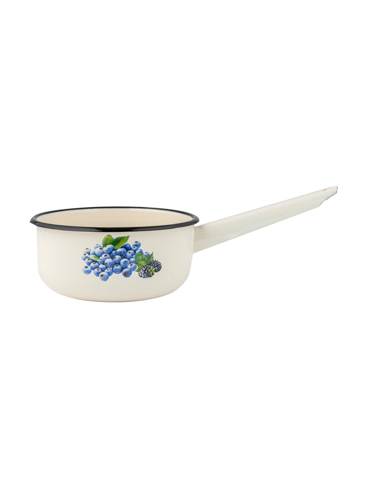 Rondel emaliowany prosty borówka 16cm 1,3l