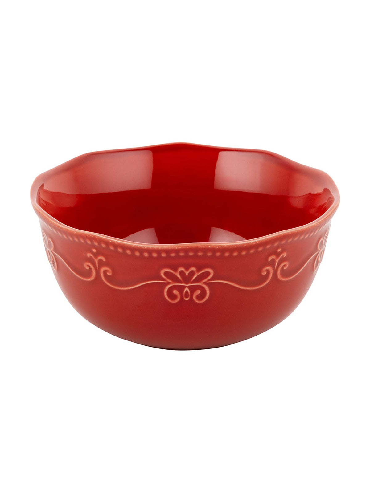 SALATERKA RUSTIC RED 14CM